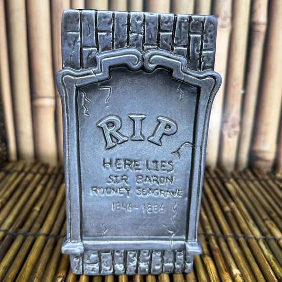 The Dark Manor Opening Weekend Munktiki Tiki Mug + Swizzle #46/100 Tombstone - Picture 6 of 8